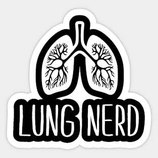 Lung Nerd Sticker